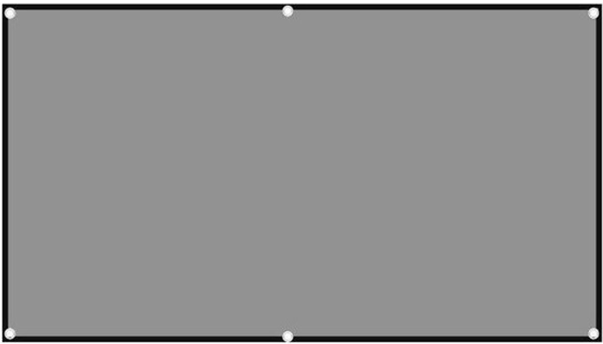 Projectiescherm - Beamerdoek - Thuisbioscoop Creëren - Omgevingslicht Absorberend - 100 Inch - Grijs