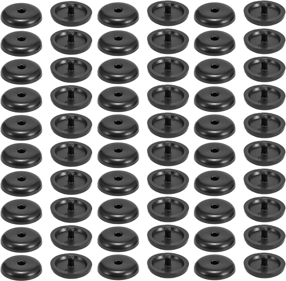 Zetelriemhouders 30 Sets - 6 x 15 mm - Kunststof - Ideaal voor het fixeren van autogordels - Homevero