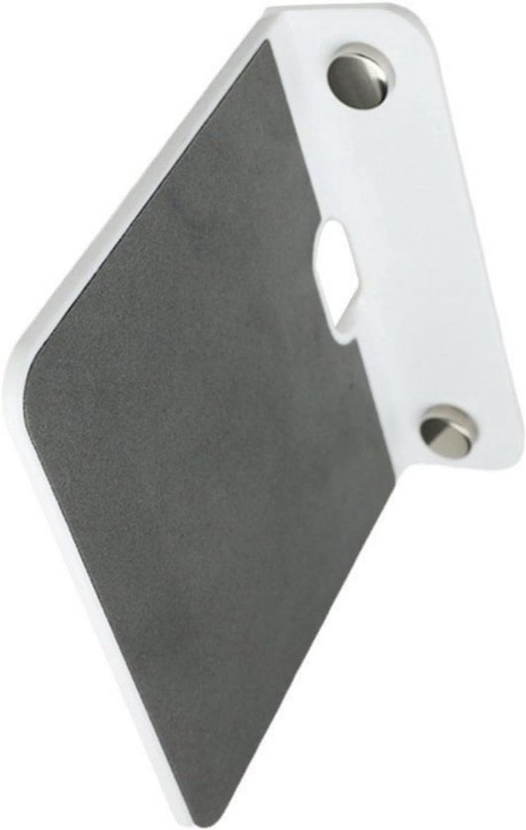 Luidspreker Muurbeugel - Speaker Ophanging - Speakers Ophangen - Roestbestendige Acryl - 110 x 105 mm - Wit