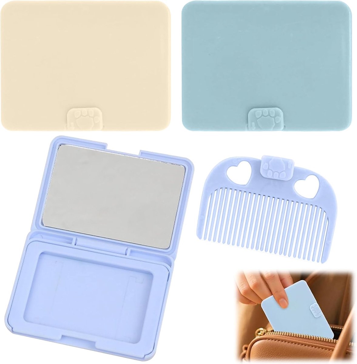 Dailygoods- Zakspiegel Compact Design - Inklapbare Zakspiegel