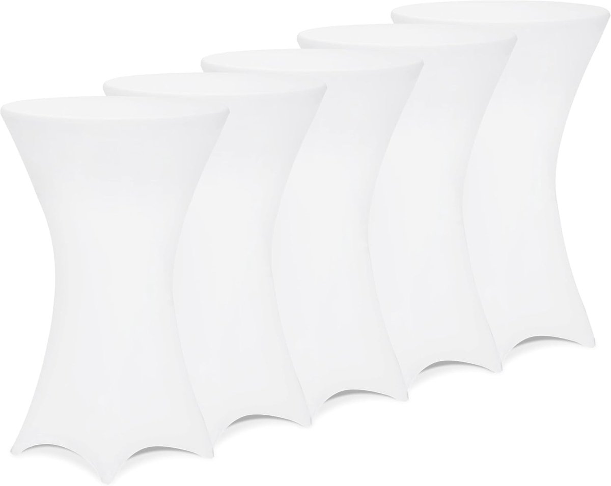 5 Stuks Statafelhoes Ø 60-65/70-75/80-85 cm Kleurkeuze Stretch Tafelhoes Hoes Statafel Tafel Bruiloft