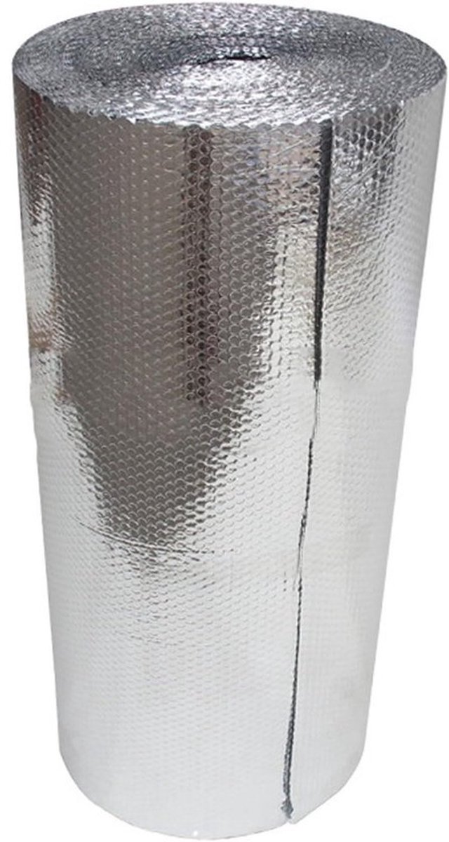 Radiator isolatiepanelen - Warmte reflectie - Energie besparen - Dubbelzijdig reflecterend - 1x1m - Zilver