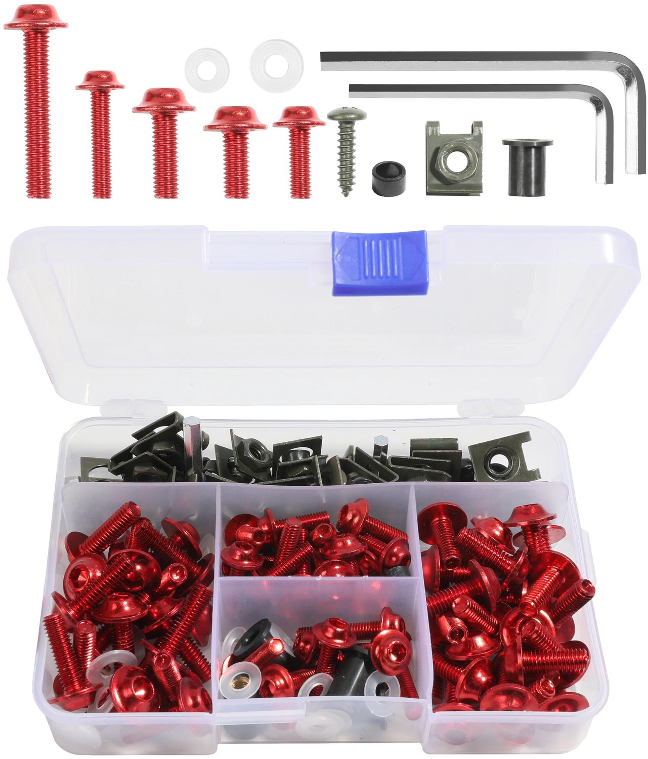 177 Stuks Motorfiets Bevestigingsschroeven Set