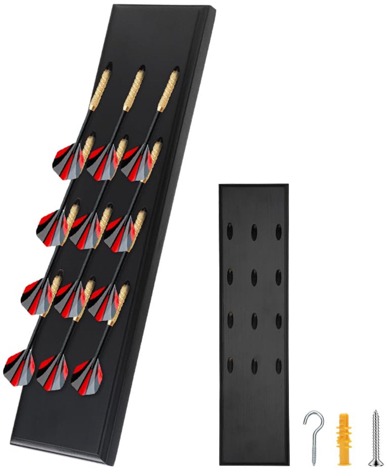 Houten Dartpijlhouder voor 12 Darts Wandmontage