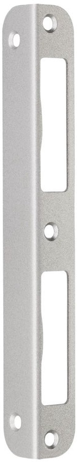 Hoeksluitplaat Staal - Sluitplaat Deur - Sluitplaat Kozijn - Rond Manchet - 170 x 20 x 20 mm - DIN L/R