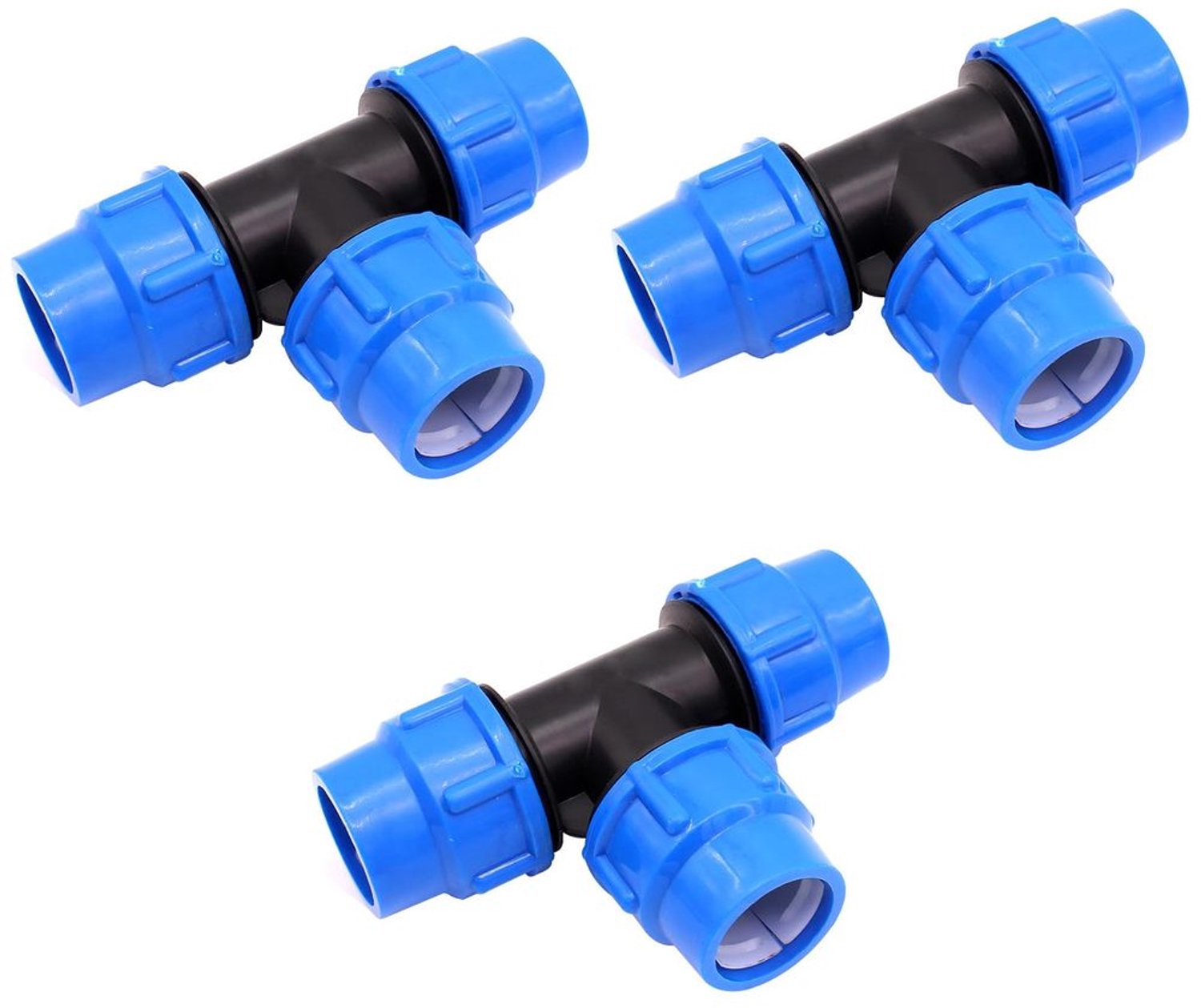 PE T-stuk 25 mm voor Drinkwatervoorziening