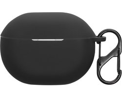 Oordopjes cover - Compatibel met SoundPeats Air 4 Pro - Zwart silicone - Bescherming en stijl - ServiceTopper