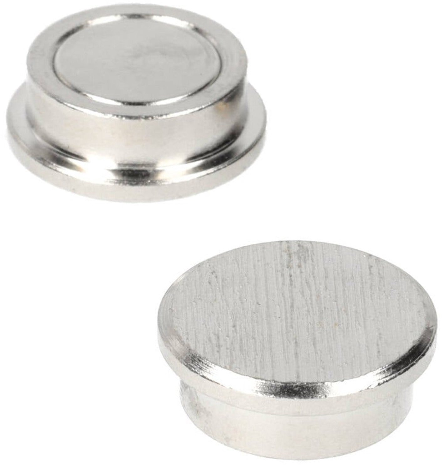 Memomagneet ø25 mm Magneet N48 NiCuNi – 6 stuks