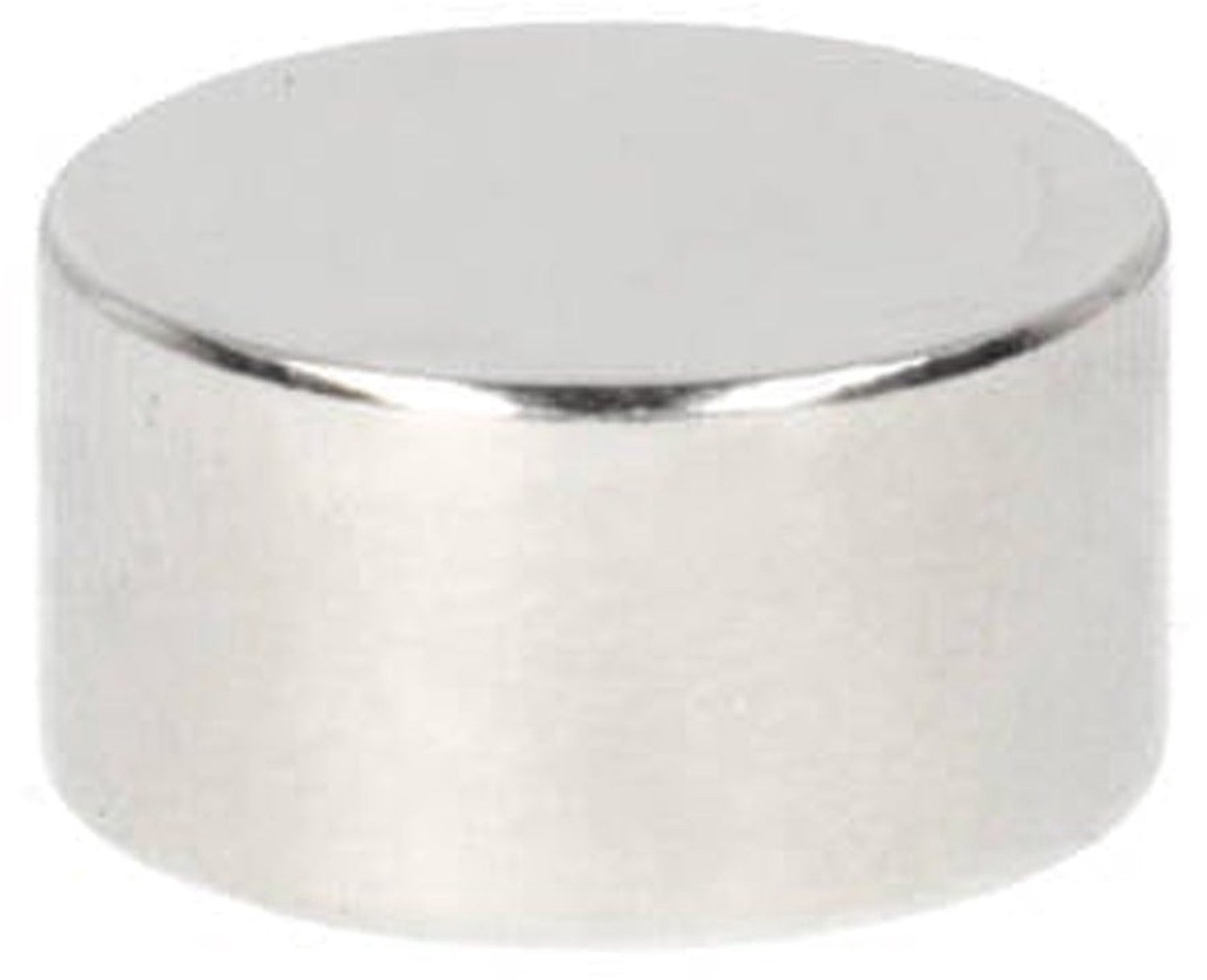 Neodymium Schijfmagneet Ø15 x 8 mm N48 NiCuNi – 6 stuks