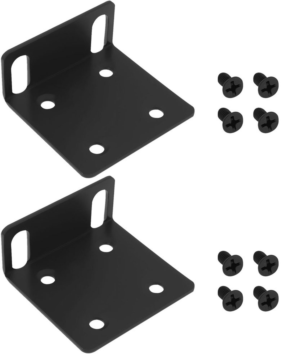 Rackmount Oren - Standaard Bevestiging - 2 Stuks - Inclusief Schroeven - Geschikt voor Ubiquiti - Duurzaam Metaal - Montagebeugels