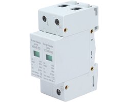 AC-overspanningsbeveiliging, 2P-geleiderail Spannings-overspanningsafleider, fotovoltaïsche bliksembeveiliging Huis Laagspanningsbeveiliging