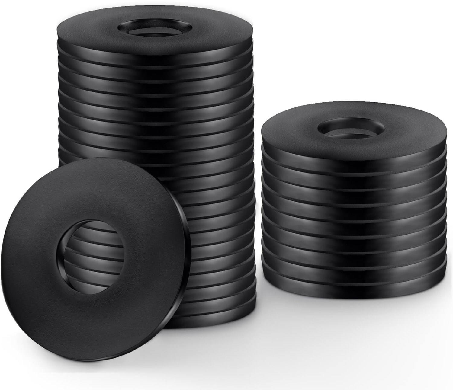 Set van 30 Zwarte Wasringen M8