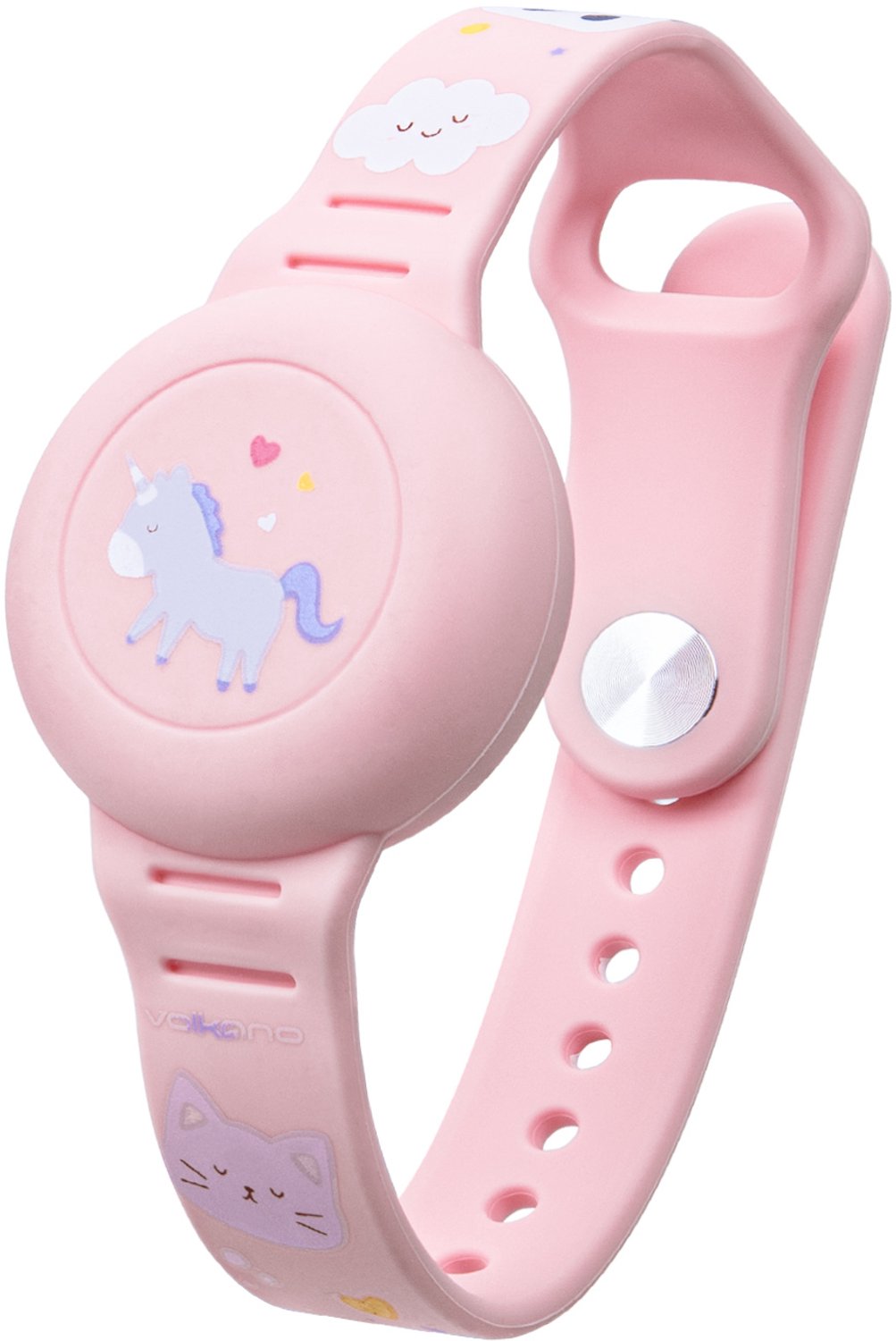 Volkano TagTrace Duo Siliconen polsbandje voor tracker – Roze