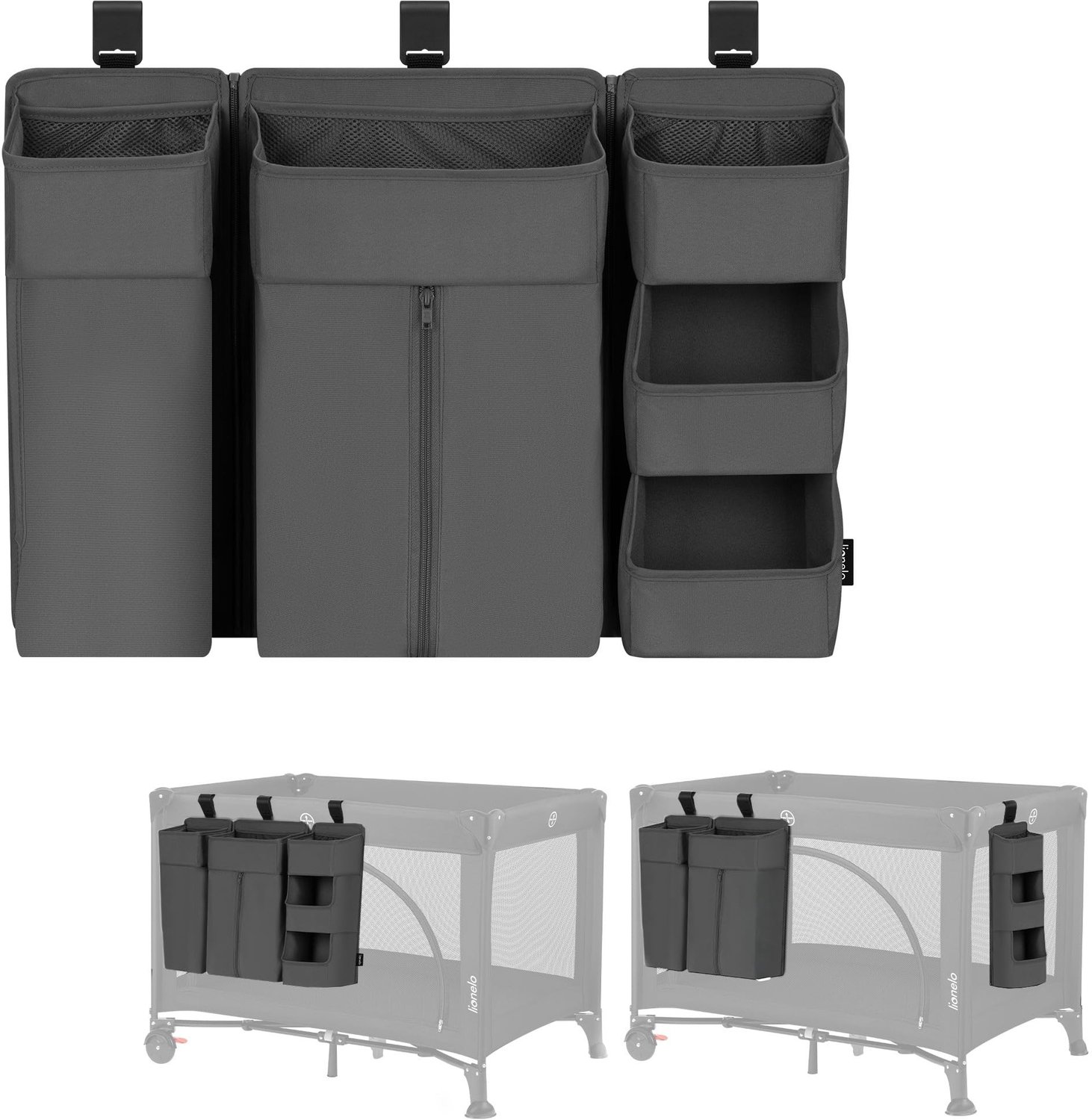 Grote Baby Organizer - 58x11x58 cm - Grijs
