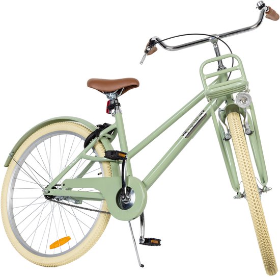 Aventuri Urban Aluminium Unisex kinderfiets 26 Inch - Kinderfiets voor 10 tot 14 jaar - Met standaard - Groen — afbeelding 5