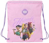 Kpop Demon Hunters Huntrix Zwemtas Meisjes - 40x35x10cm – Grote Gymtas en Trekkoordtas Roze