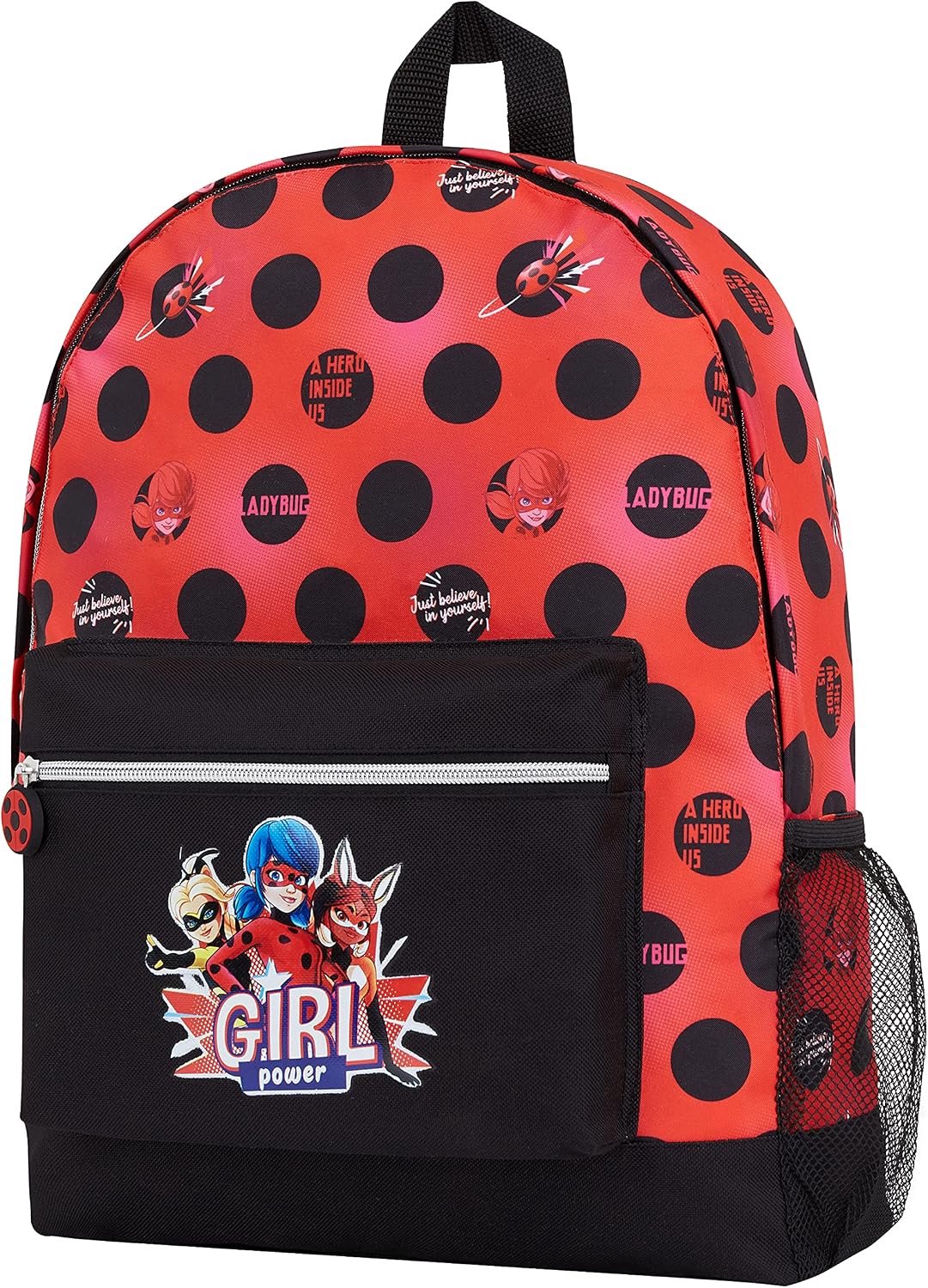 Miraculous Ladybug Rugzak Meisjes - Rood/Zwart, Kinderen