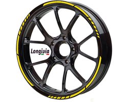 Gouden Velgstickers Motorfiets Auto 15-19 Inch Universeel