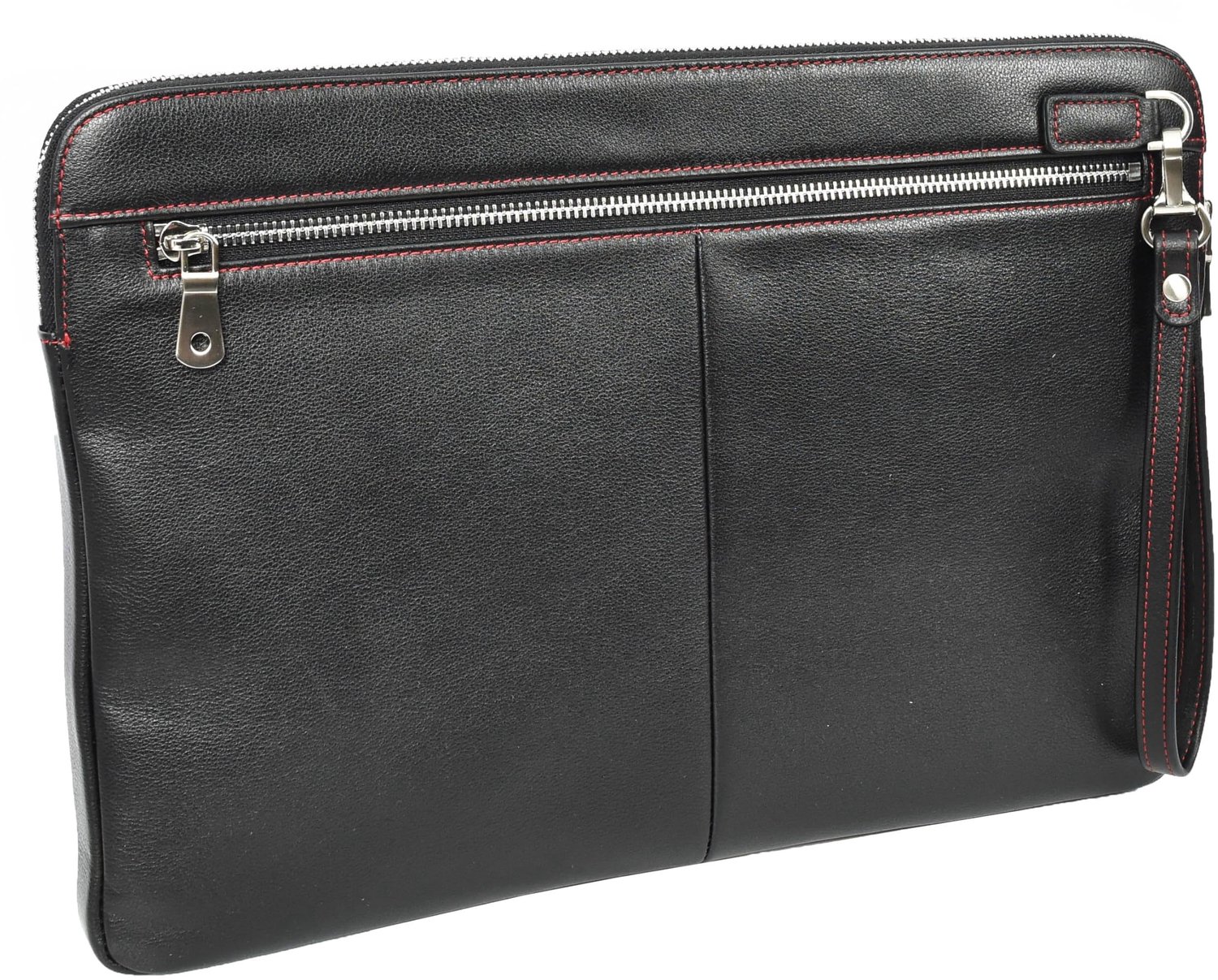 Leren Laptop Sleeve - Voor 15-inch Laptop - Zwart
