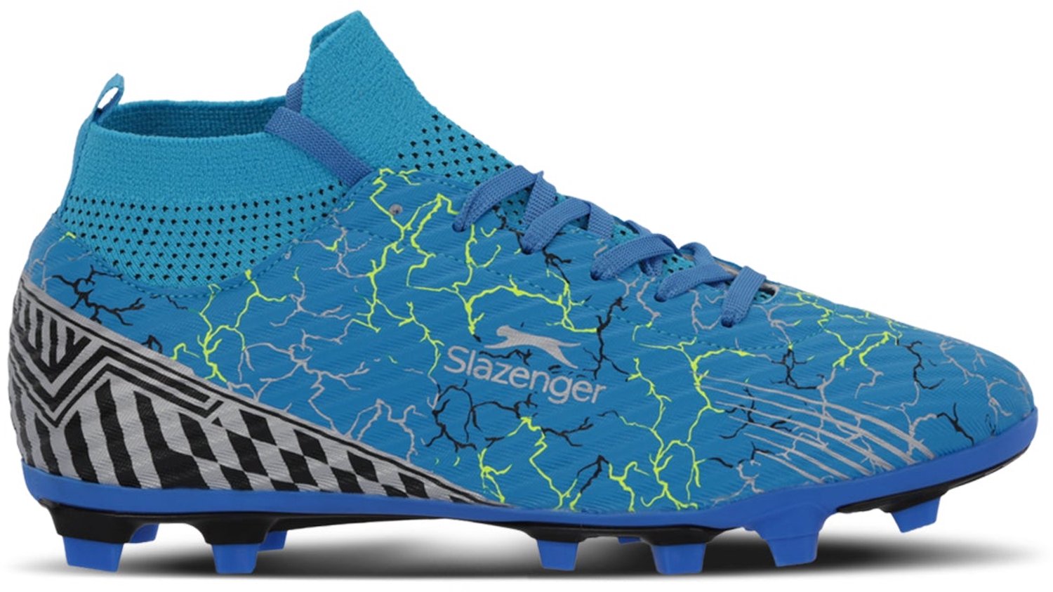 Slazenger Corner Heren Voetbalschoenen Natuurgras - Blauw