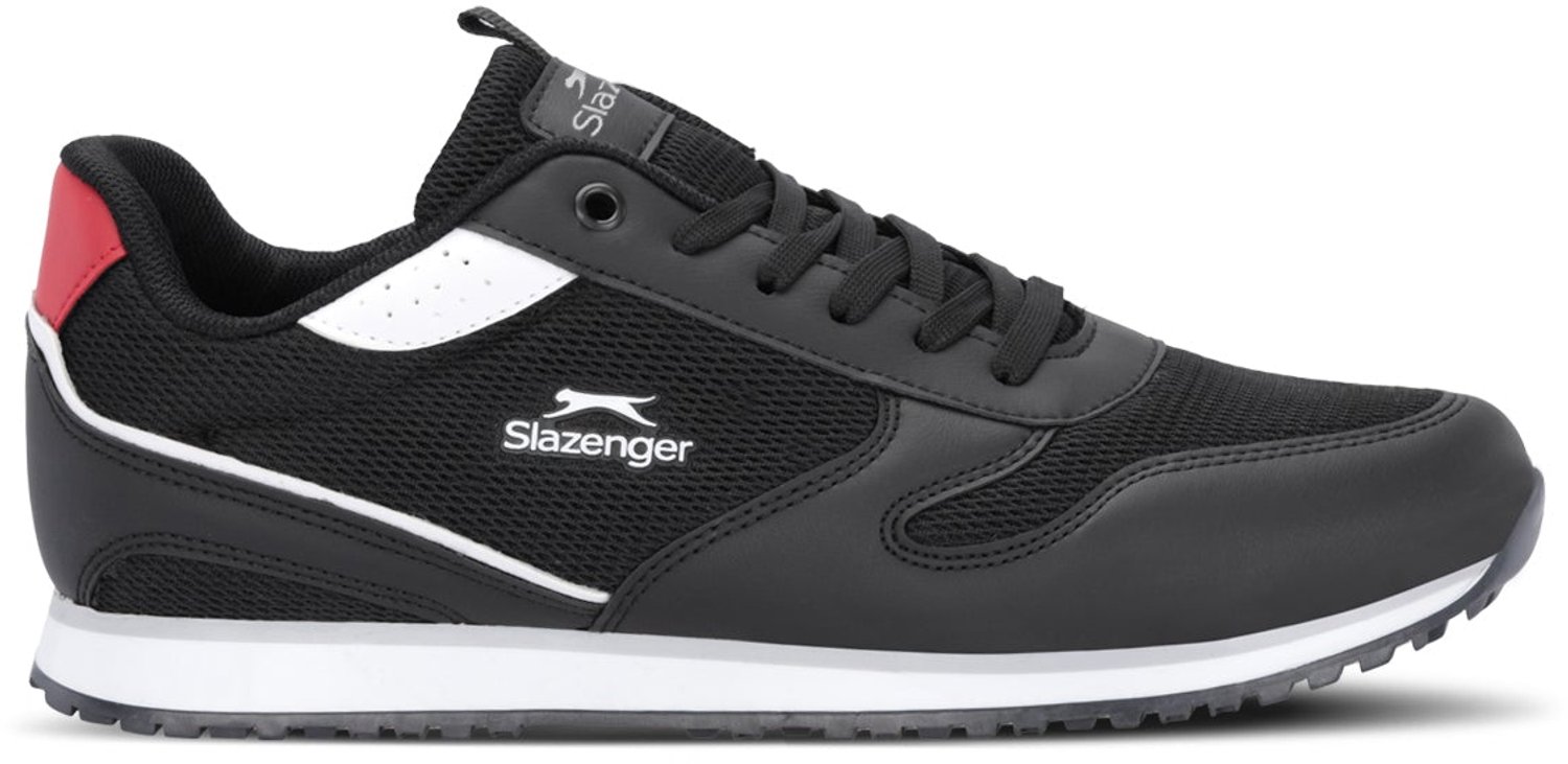 Slazenger Ironics Heren Sneakers - Zwart / Wit
