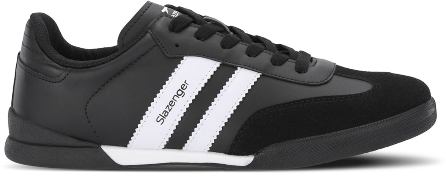 Slazenger Dakota Heren Sneakers - Zwart / Wit