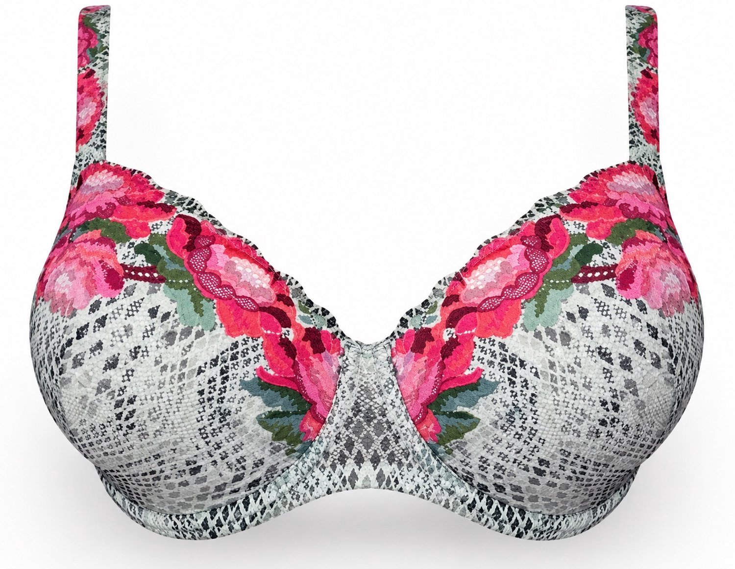 PrimaDonna Twist Efforia Voorgevormde Balconette Bh 0241992 Flowers of Eden - maat EU 70G/FR Multicolor
