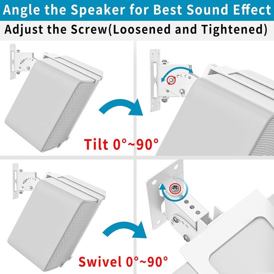 Wandmontage Beugel voor Sonos Five & Play:5 Gen 2 - Kantelbaar & Draaibaar — afbeelding 3