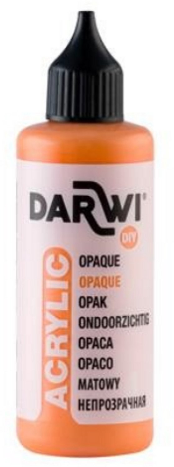 Darwi opaque acrylverf oranje 752 - 80 ml