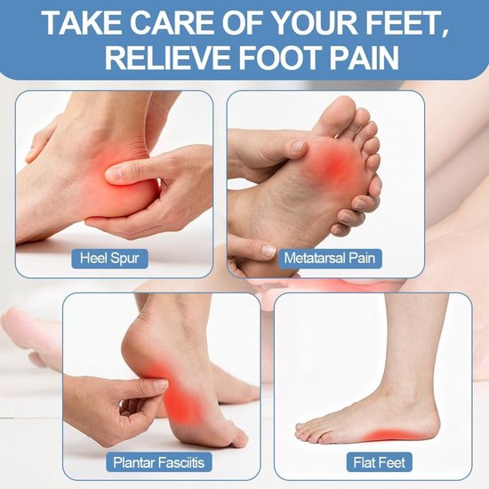 Orthopedische binnenzool voor plantaire fasciitis, ondersteuning van de voetboog en comfort — afbeelding 3