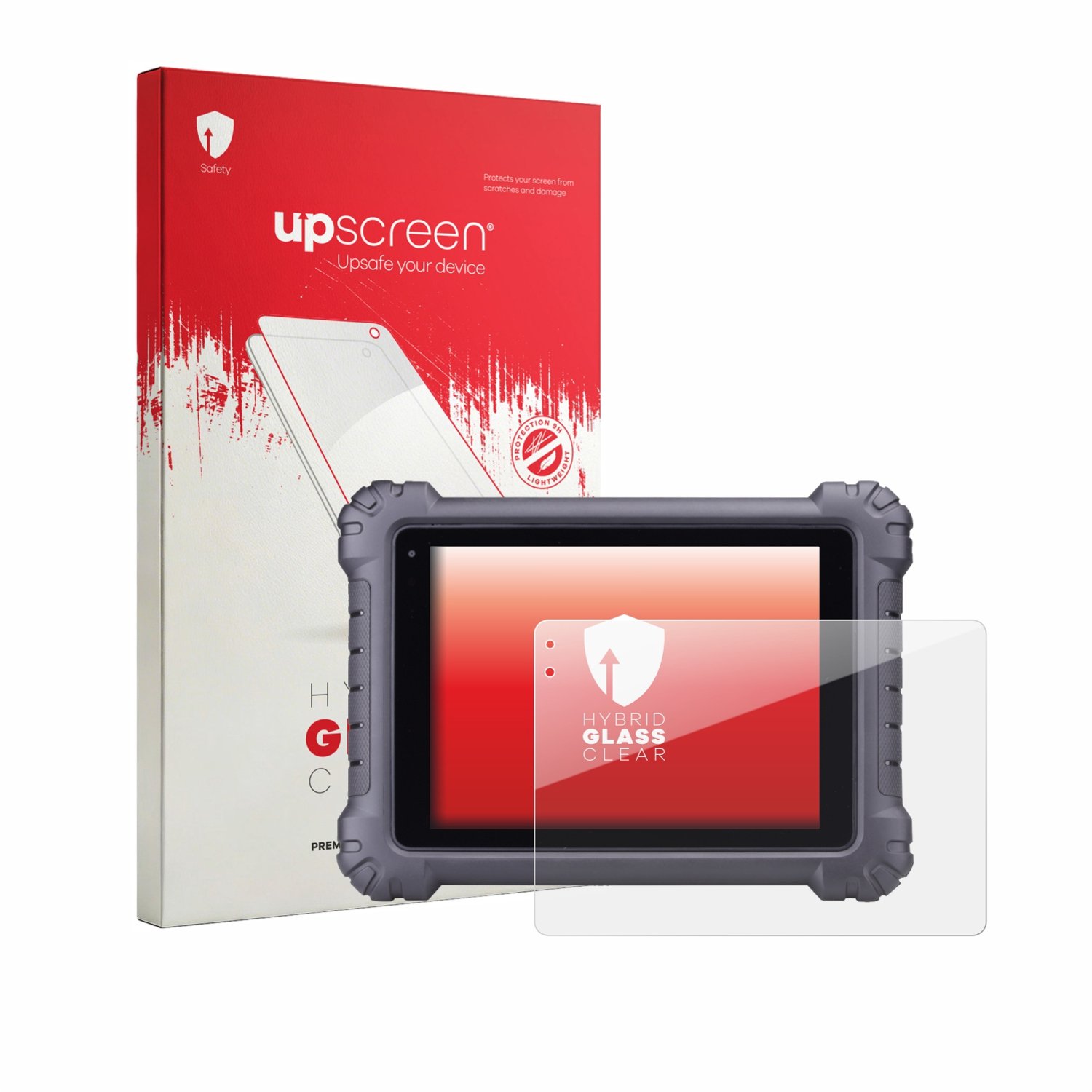 upscreen - Screenprotector voor Autel MaxiSys MS909 - Folie Beschermfolie Beschermglas transparant