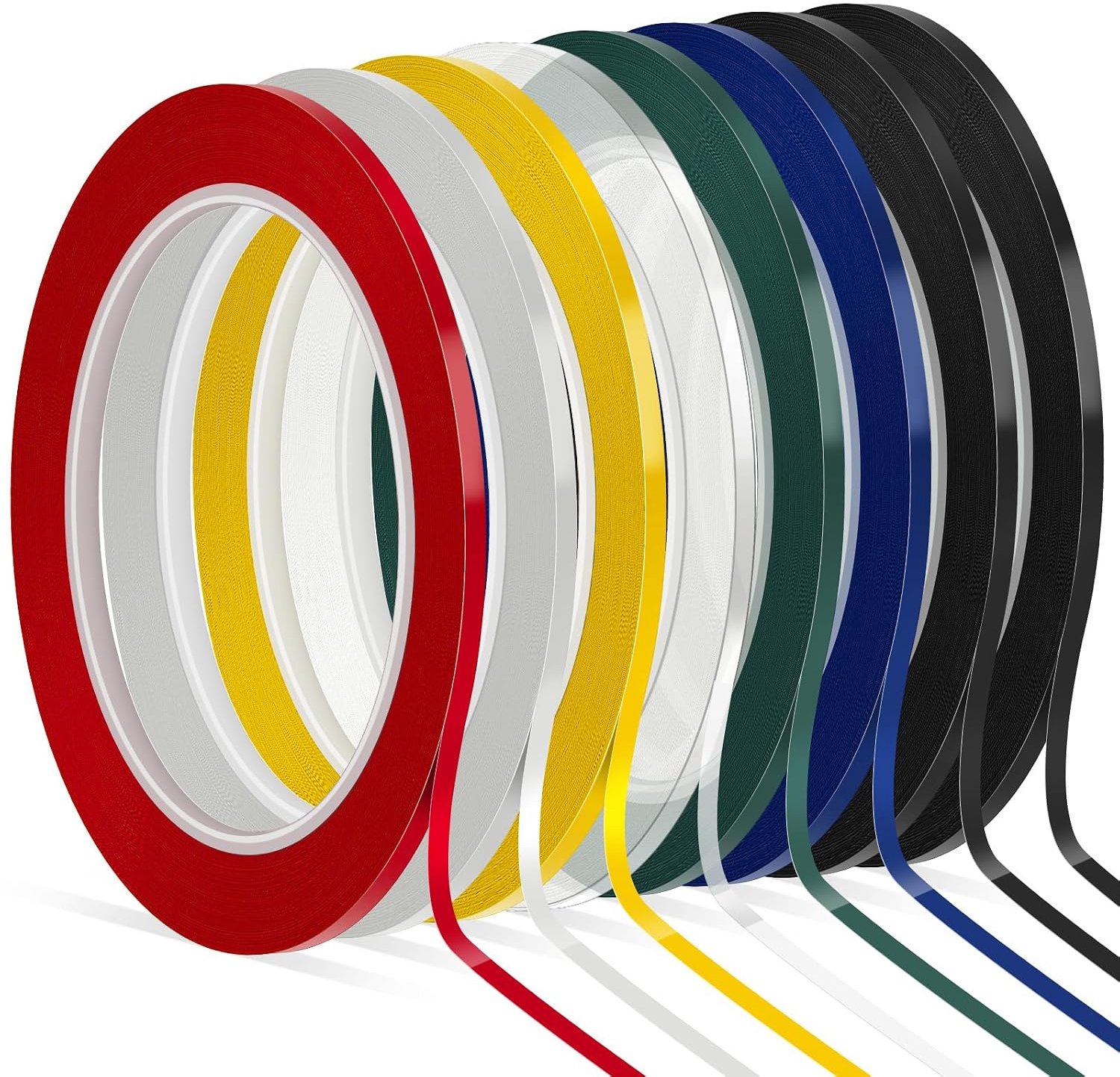 Whiteboard tape 3 mm x 66 m - zelfklevende ambachtelijke tape - slijtvast PET-materiaal - ideaal voor school en kantoor - Homevero