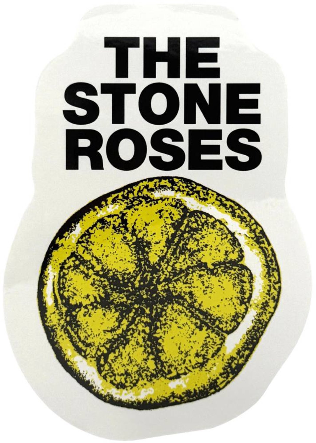 The Stone Roses - Logo & Lemon Sticker - Wit/Multicolours