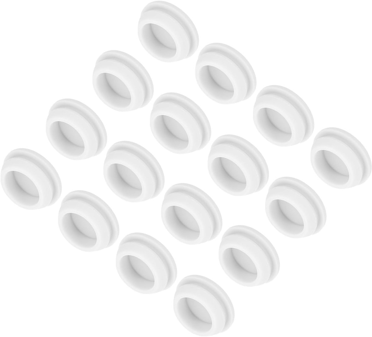 Silicone plugs 19 mm - ronde siliconen doppen - voor kabeldoorvoer - veelzijdig gebruik - ShopVlot