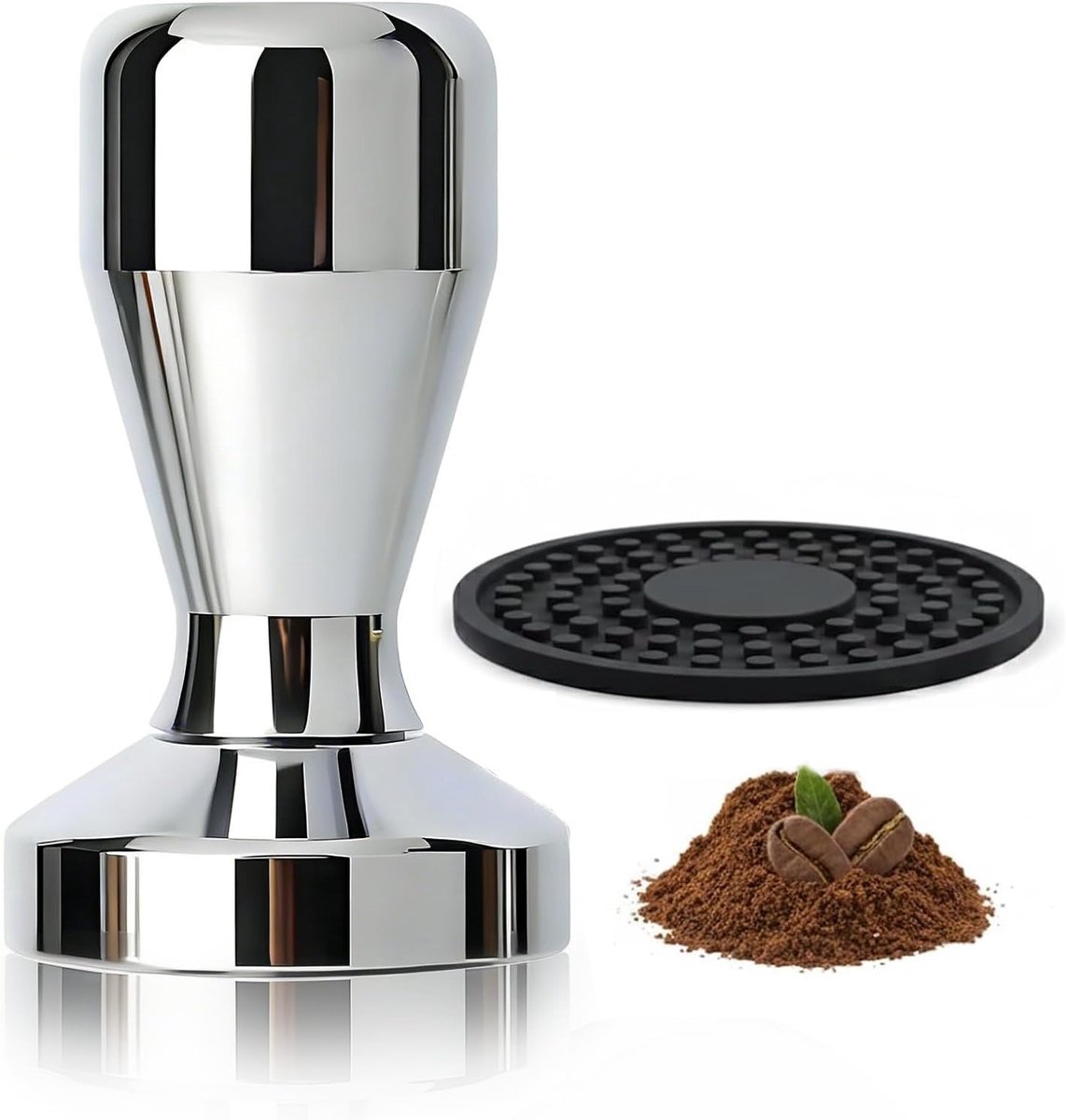58 mm met mat, onmisbaar barista-gereedschap voor perfecte espresso-shots, compatibel met espressomachines en andere accessoires