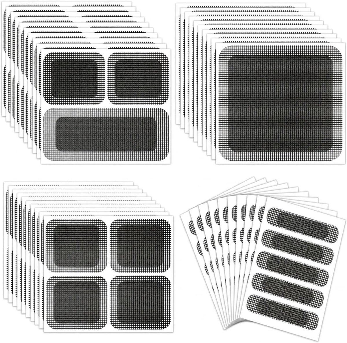 Reparatieset voor vliegengaas, 130 stuks