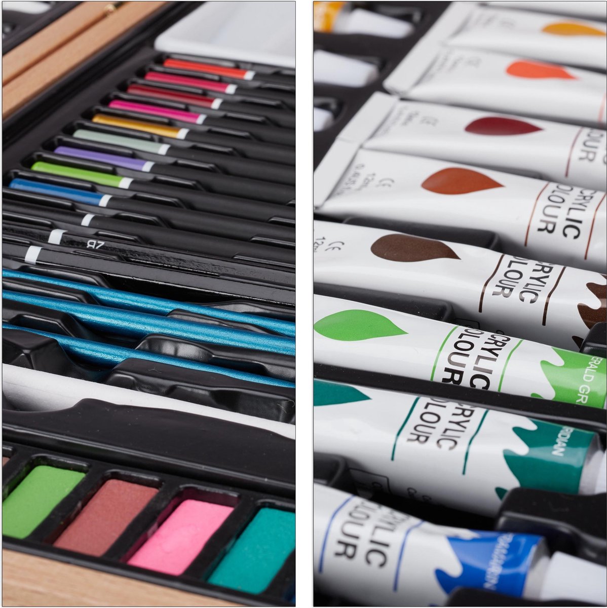 KIT PEINTURE Arteza Coffret peinture acrylique, 12 tubes de