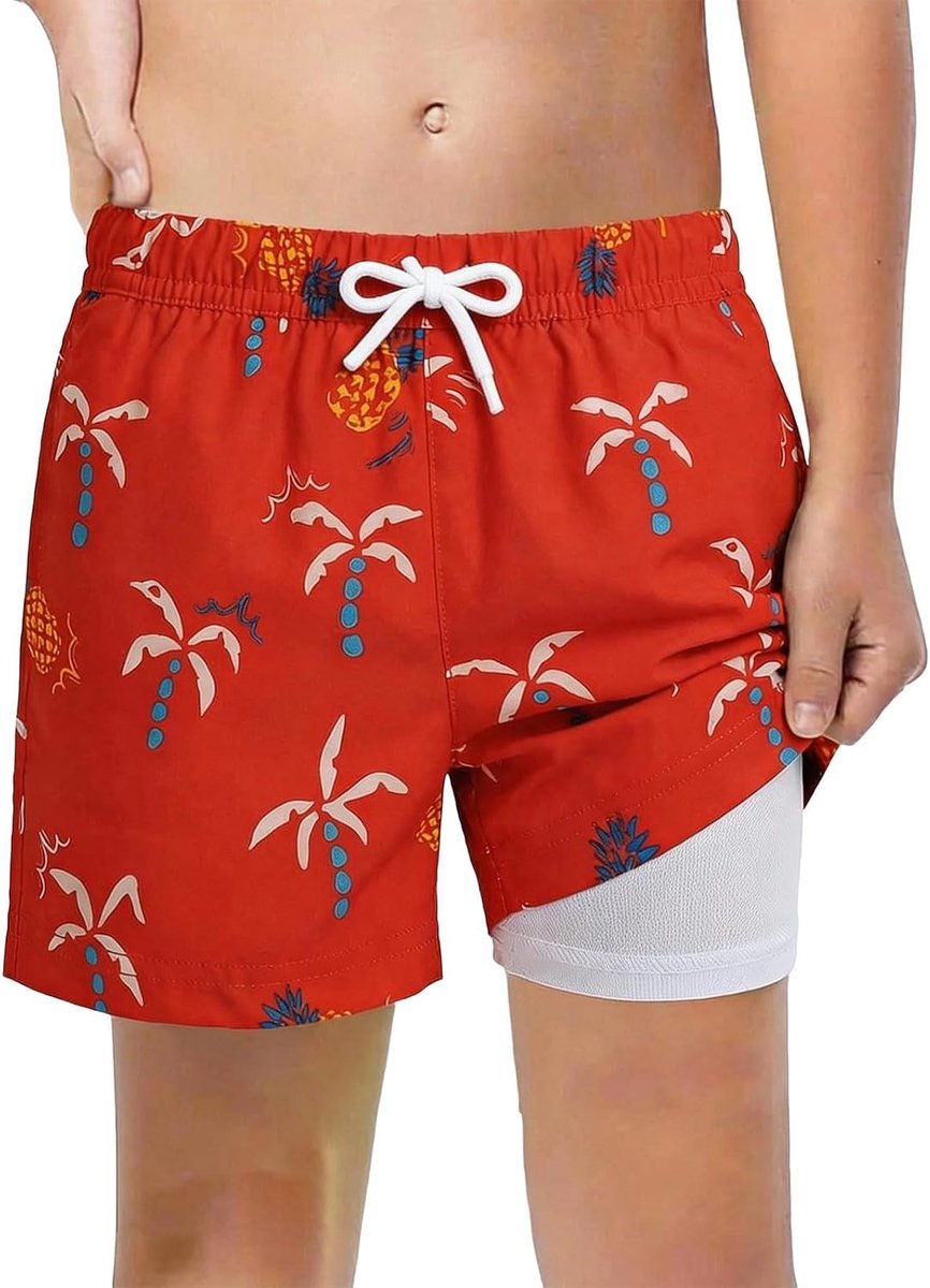 Zomerzwembroek voor jongens, comfortabel, met elastiek, strandshorts voor