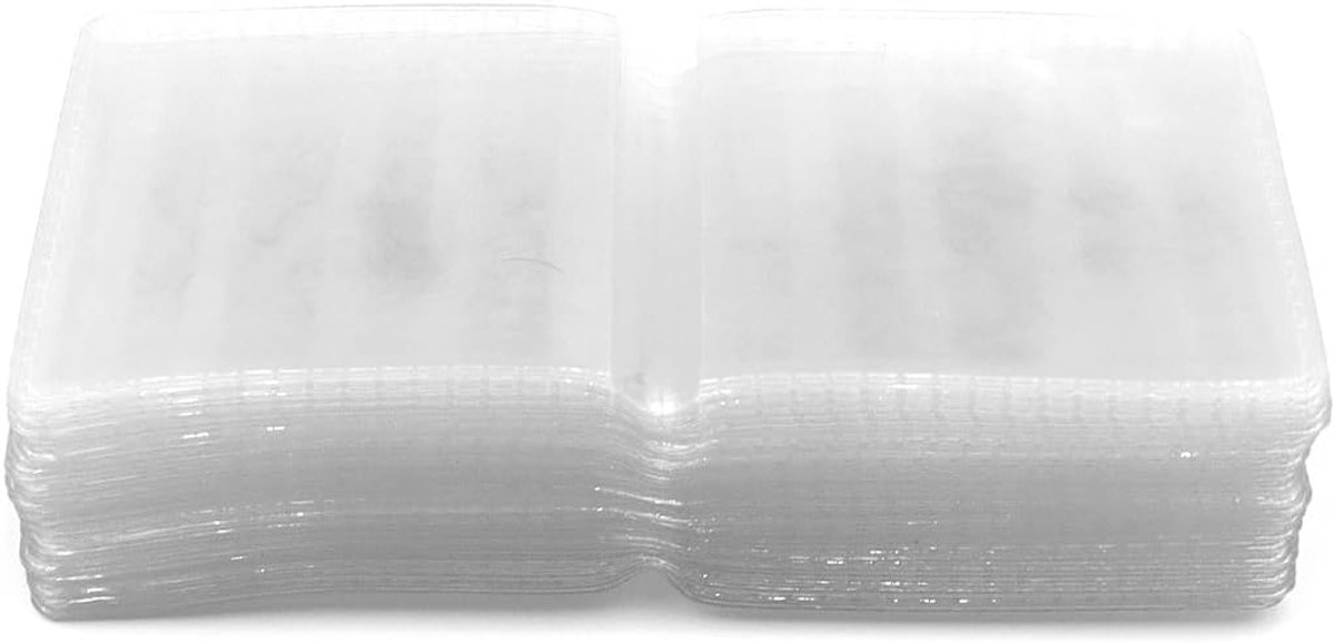 50 stuks Duidelijke PVC Coin Organizer Set Duurzame Collectible Storage Box voor munten tokens en kleine items (10.7x5cm)