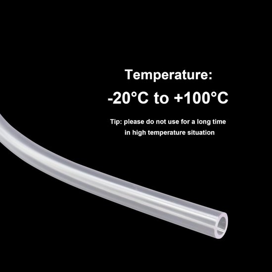 5M PVC Clear Slang Buis, 7mm ID x 10mm OD Plastic Flexibele PVC Vinyl Buis Pijp voor Water en Luchtslangen — afbeelding 4