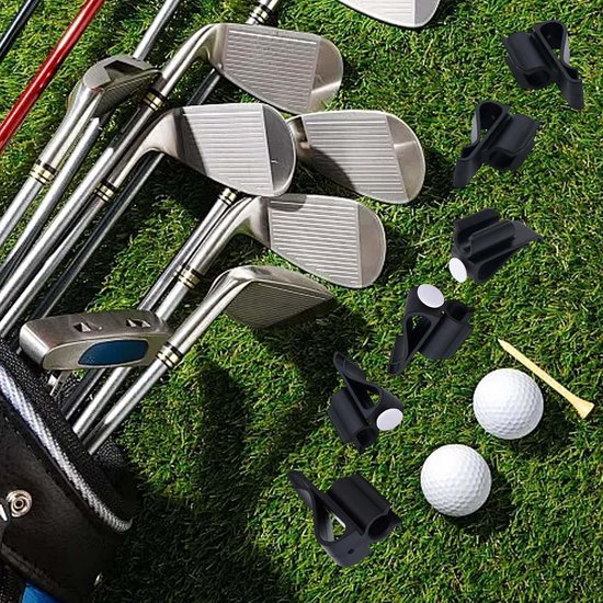 8 stuks golfclub-organizer, golfputter-clip, duurzame golftasklem club putter clips houder, putterhouder voor golftassen golf putter clip golfclubclip met bal marker accessoires — afbeelding 5