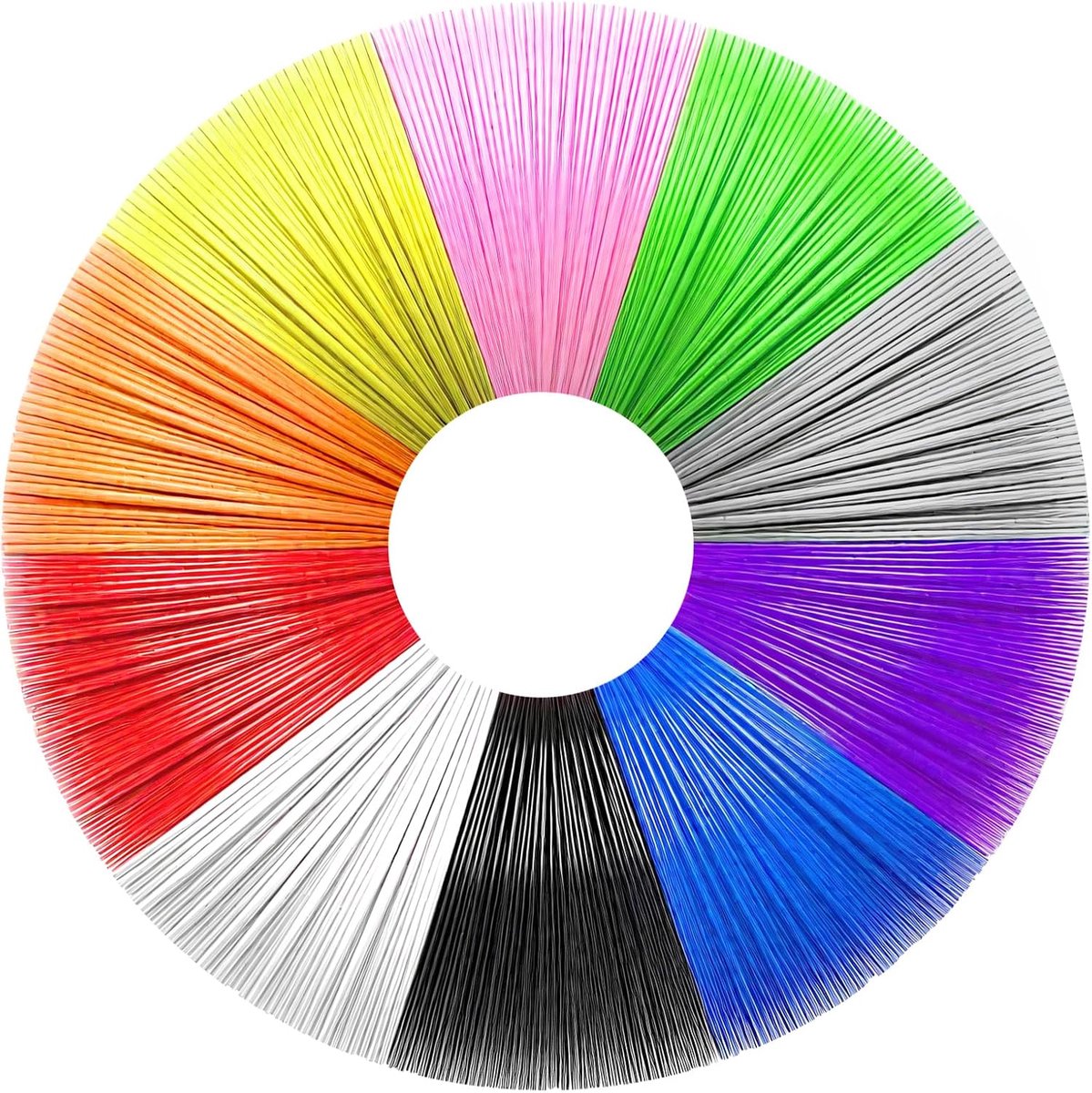 3D Pen Filament 10 Kleuren - PCL 1.75mm - Voor Kinderen - Creatieve 3D Art - ShopVlot