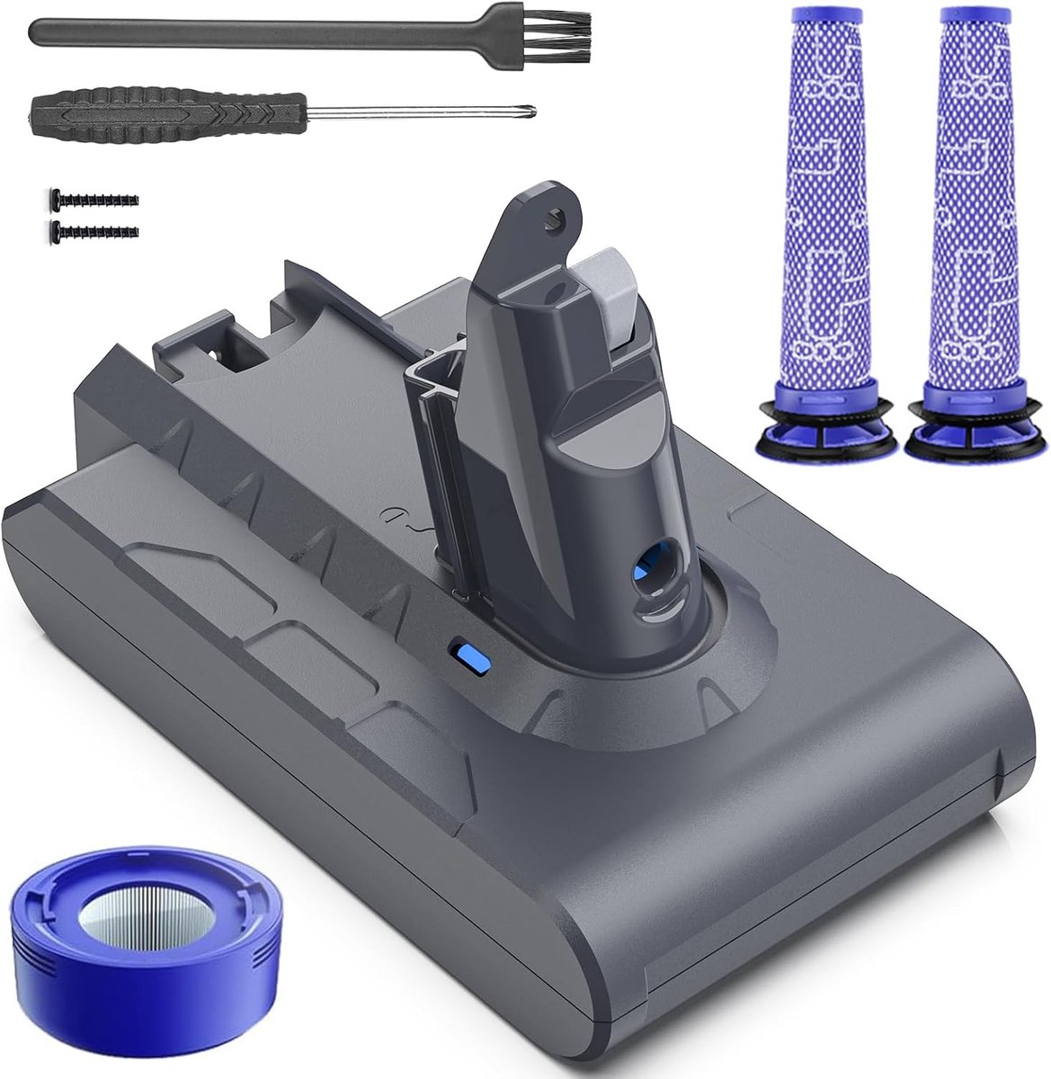 8000mAh Battery for Dyson V6 Animal Pro DC62 SV03