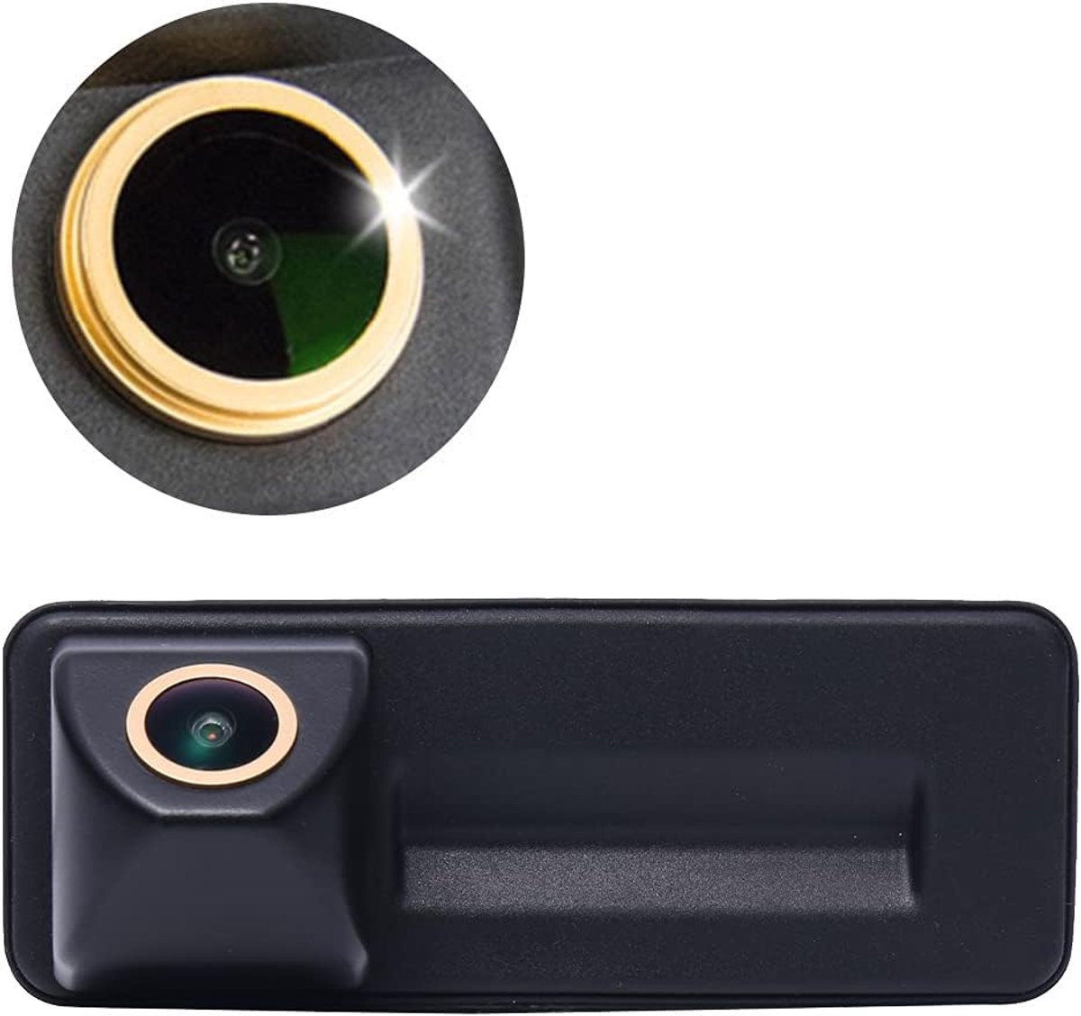 HD Fisheye Lens Gold Rear View Camera Waterproof Night Vision ( No. LS8012 【See Picture 2】) - ShopVlot