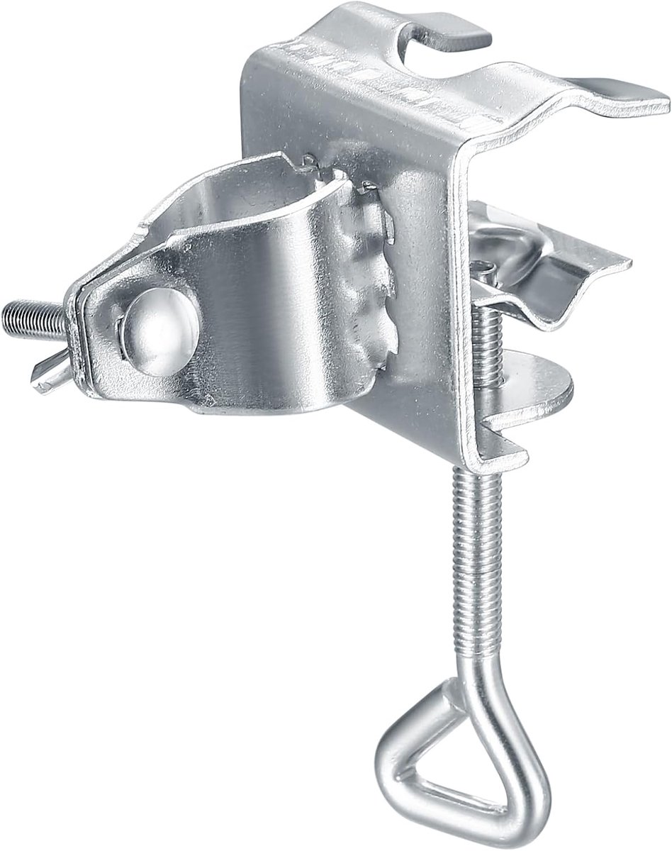 SnelShoppen - Sonnenschirm Clips voor Balkon, Balkonhouder voor Parasol, Tuinclips, Balkonbevestiging voor Schermen, Robuuste Metaalconstructie