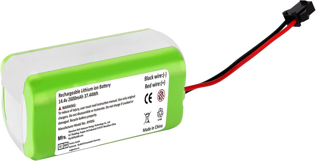 Reservebatterij 14,4 V 3000 mAh - Lithium - Compatibel met N79 N79S 11 11S Max - Betrouwbare energievoorziening - ShopVlot