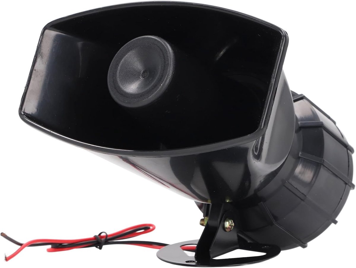 130DB Siren Speaker 60W High Power Alarm Horn Supports Alarm Sound Fire Sound Suitable for Supermarket and - ShopVlot