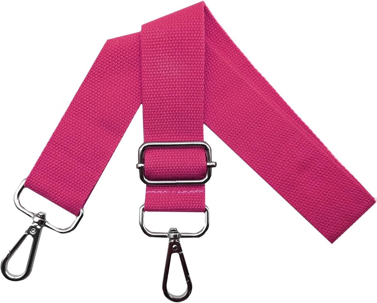 Tasriem om te wisselen, schouderriem, tas, tas, verstelbaar, breed, 3,8 cm, met zilveren karabijnhaak, draagriem voor handtassen, dames, tas, schouderriem, tassen, kleurrijk, Q