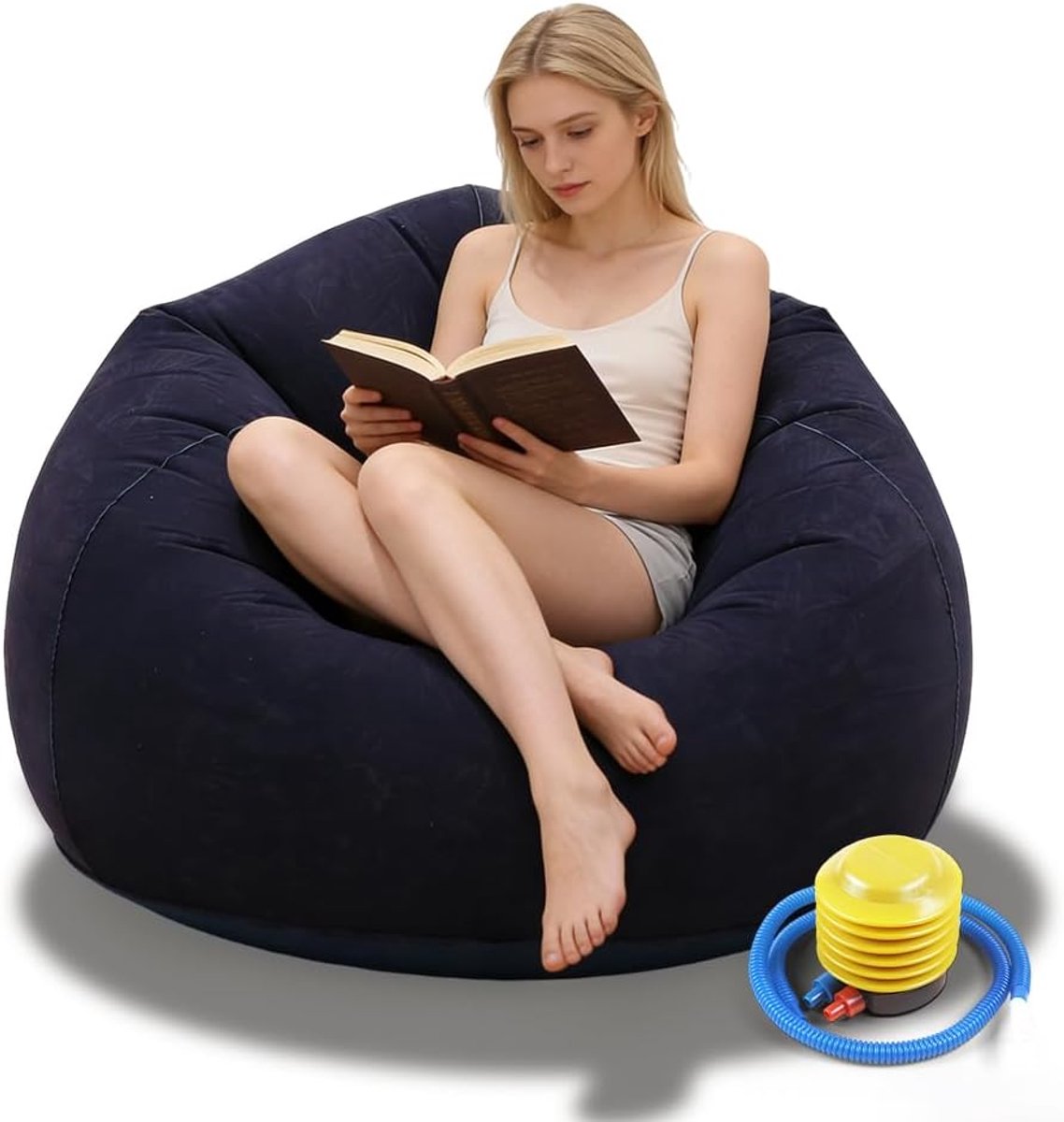 Inflatable Bean Bag Inflatable Chair Gaming Chair Inflatable Sofa Inflatable Lounge Chair Portable Inflatable Chair - ShopVlot