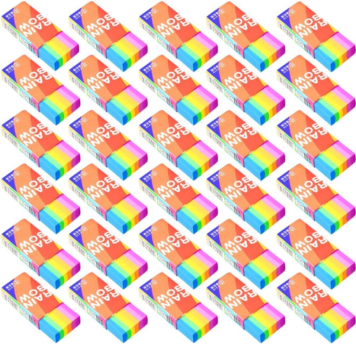 Eraser 2B, 30 Pieces Kids Eraser, Plastic Eraser, Eraser, School, Gifts for Kids and Students, Colour - ShopVlot